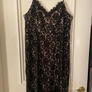 J Crew NWT black lace dress